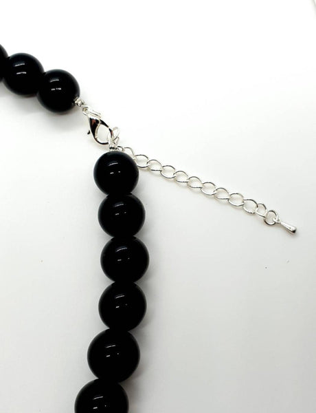 Flower Beaded Necklace | Vintage Flower Pendant | Queebo