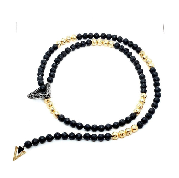 Lava Rock Necklace | Lava Stone Necklaces | Queebo