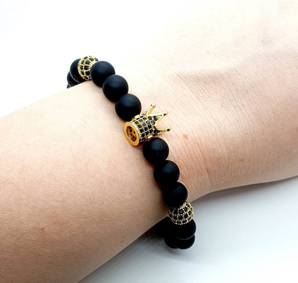 King and Queen Bracelets | Men's Crown Bracelets | Queebo