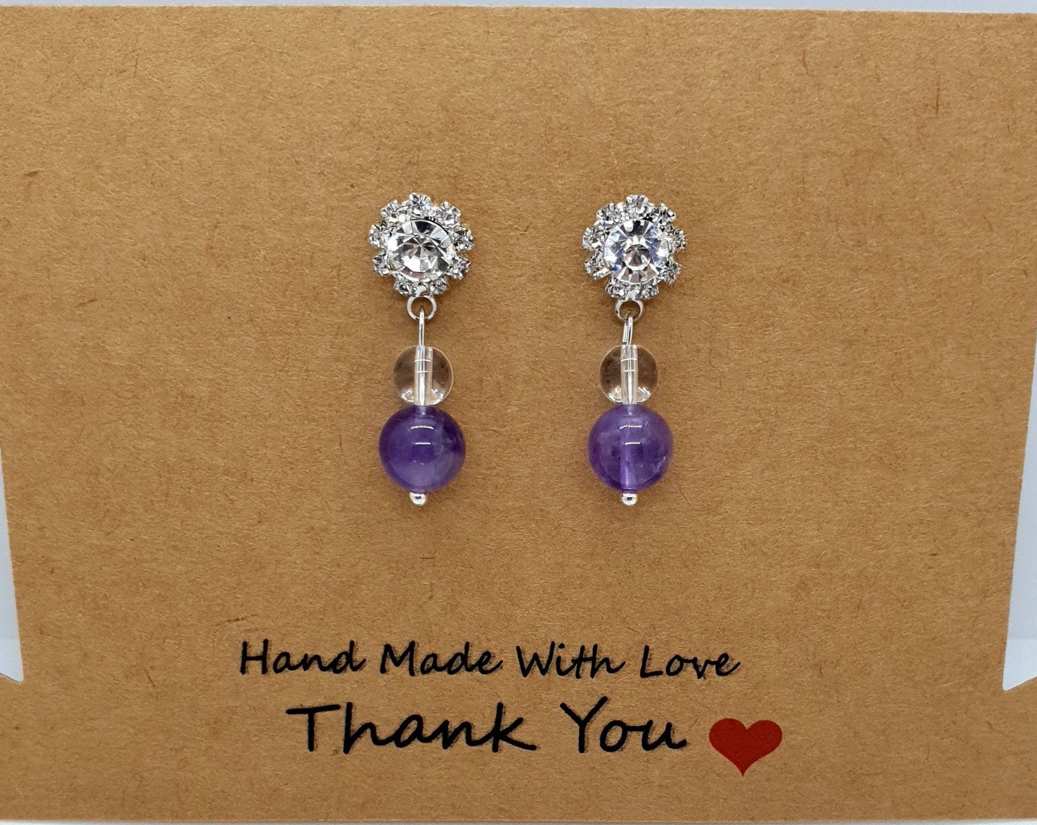 Crystal Beaded Earrings | Drop Beaded Earrings | Queebo