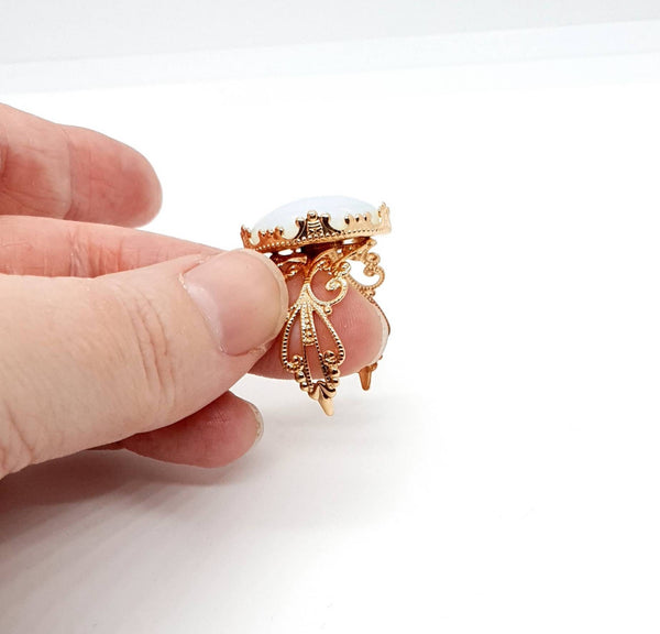 Antique Opal Rings | Big Gold Ring | Queebo