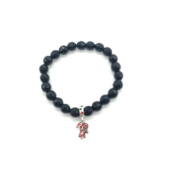 Candy Cane Bracelet | Black Candy Cane Bracelet | Queebo