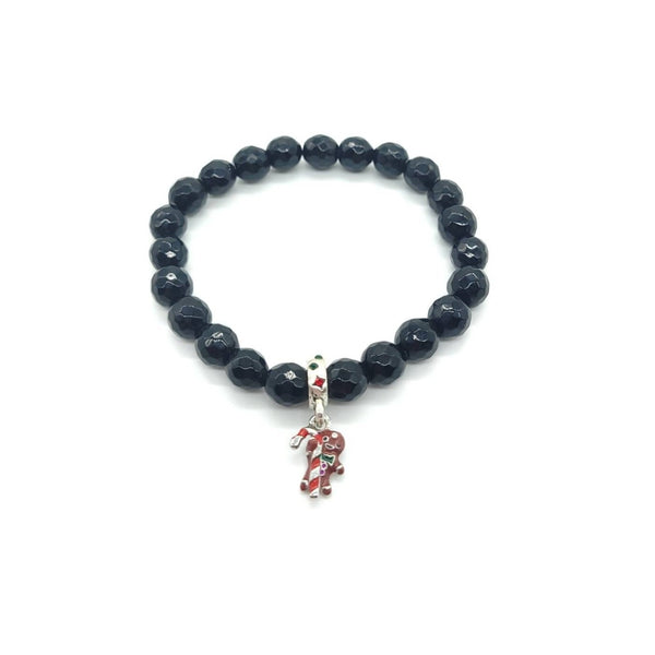 Candy Cane Bracelet | Black Candy Cane Bracelet | Queebo