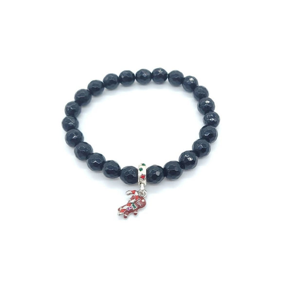 Candy Cane Bracelet | Black Candy Cane Bracelet | Queebo